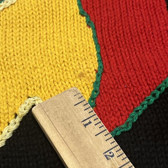 Raquel's Collection Sweater SZ Large Elephant Southwest Fiesta Funky Knit - Picture 6 of 10